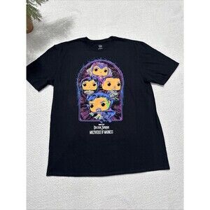 Doctor Strange X Funko Pop Shirt Mens XL Black Purple Multiverse Marvel FLAW